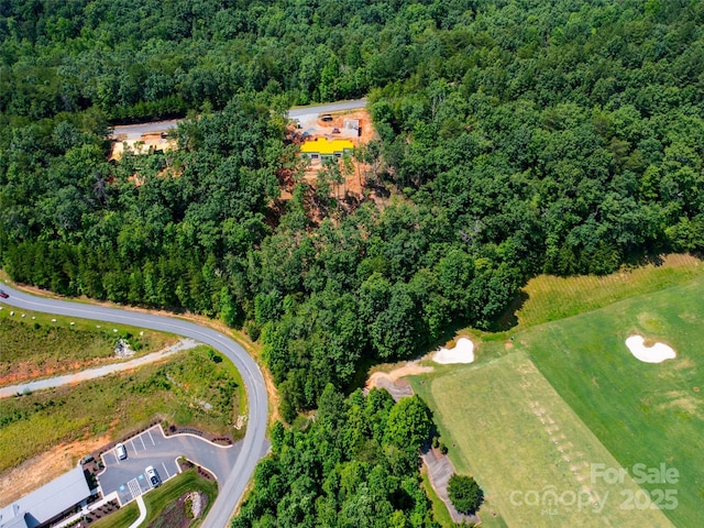 2015 Deep Gap Farm Rd W, Mill Spring, NC 28756 - aerial view of property's location with a heavily wooded area