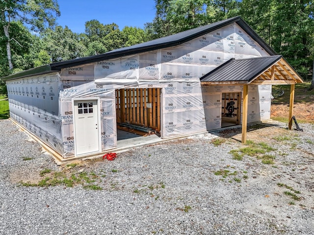 view of front of property