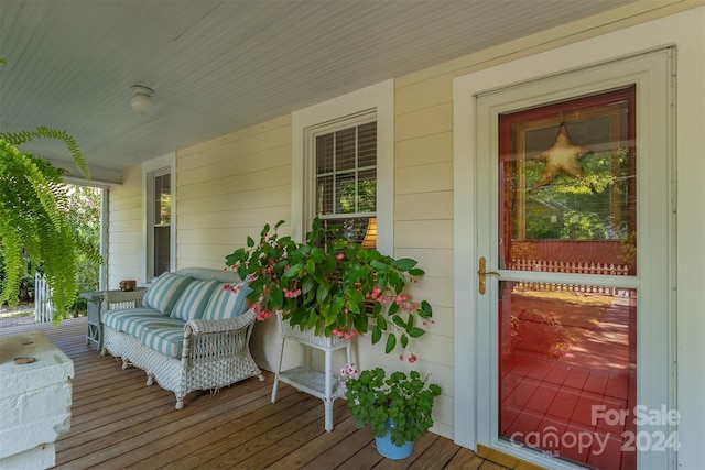 404 Montreat Rd, Black Mountain, NC 28711 - wooden deck with a porch