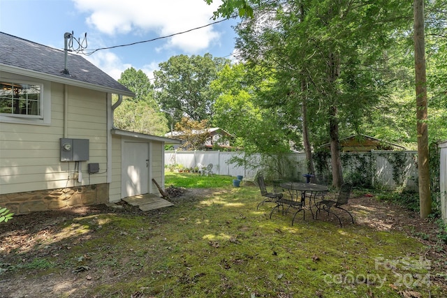 404 Montreat Rd, Black Mountain, NC 28711 - view of yard with a fenced backyard