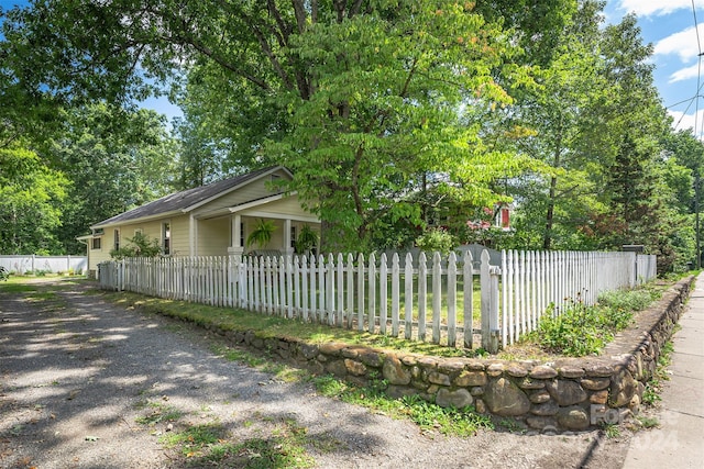 404 Montreat Rd, Black Mountain, NC 28711 - view of side of property featuring a fenced front yard