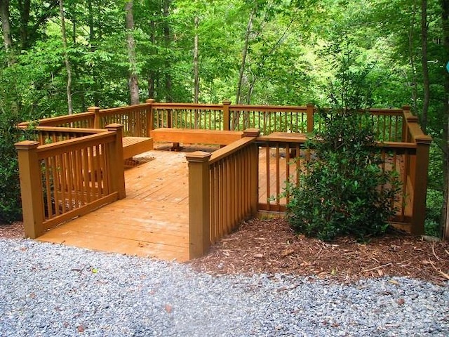 view of deck