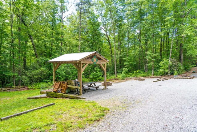 78 Smiling Fox Trl, Brevard, NC 28712 - view of home's community featuring a gazebo and a view of trees