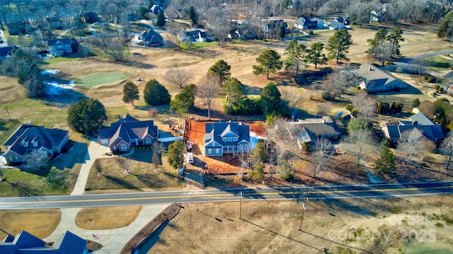 bird's eye view featuring a residential view