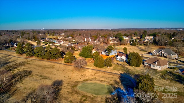 drone / aerial view featuring a residential view