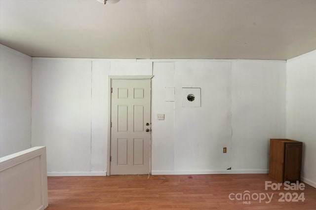 entrance foyer featuring light hardwood / wood-style flooring