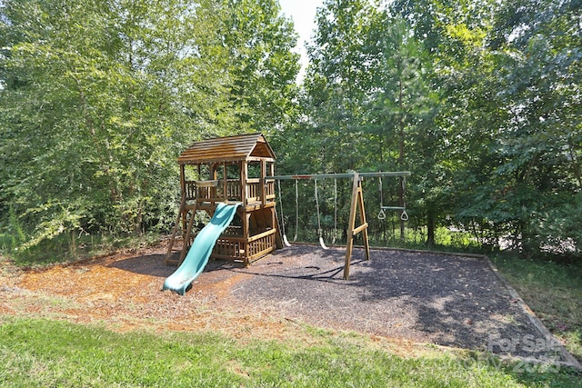 view of play area