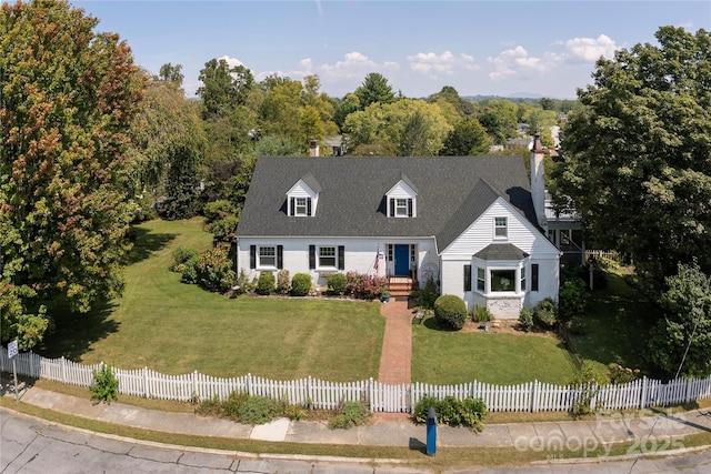 view of cape cod home