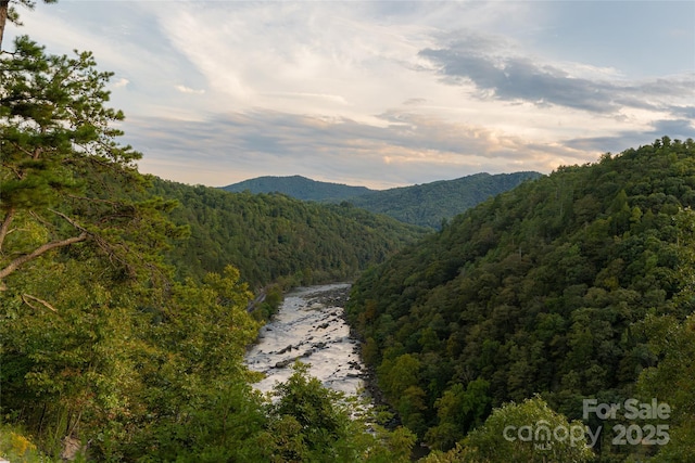 view of mountain feature