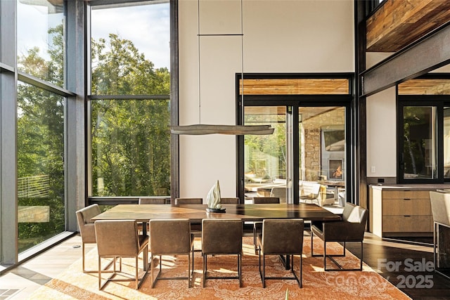 sunroom / solarium with a wealth of natural light