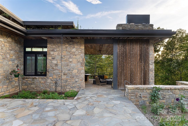 view of patio / terrace with outdoor lounge area