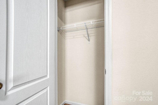 view of closet