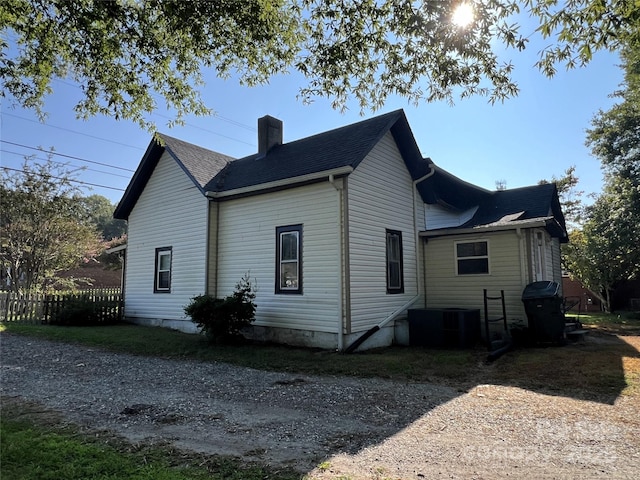 view of rear view of house