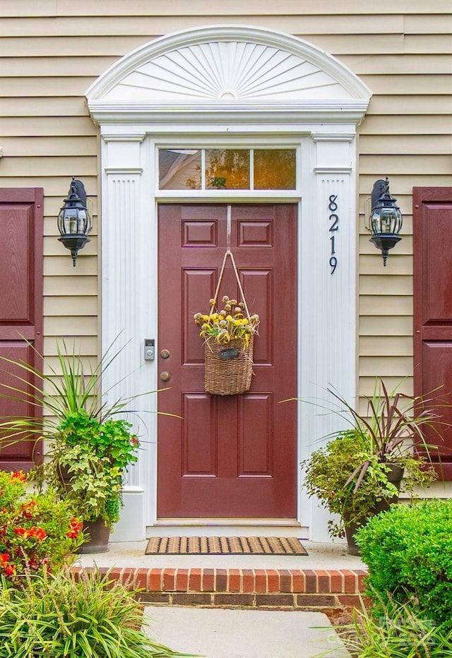 view of entrance to property