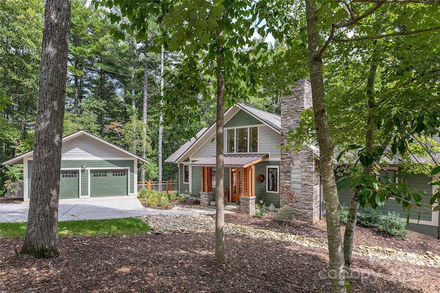 view of craftsman house