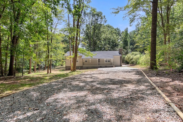 view of front of property