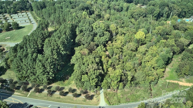 bird's eye view with a rural view