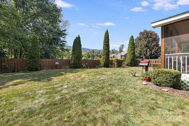 600 Vista Falls Rd, Mills River, NC 28759 - view of yard with a sunroom