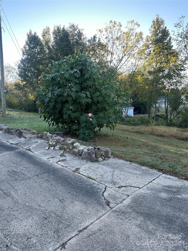 view of road