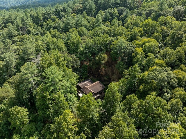 721 Kuenzel Eller Dr, Millers Creek, NC 28651 - view from above of property with a heavily wooded area
