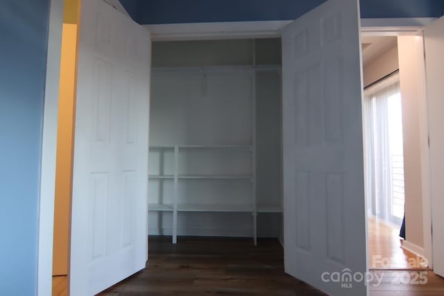 view of closet