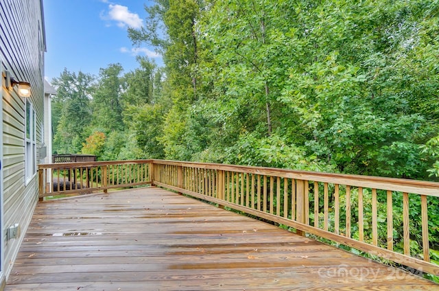 view of deck