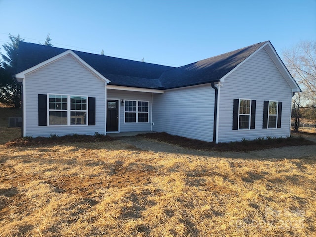 view of back of property