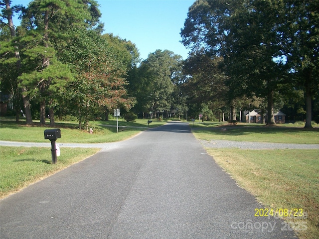 view of road