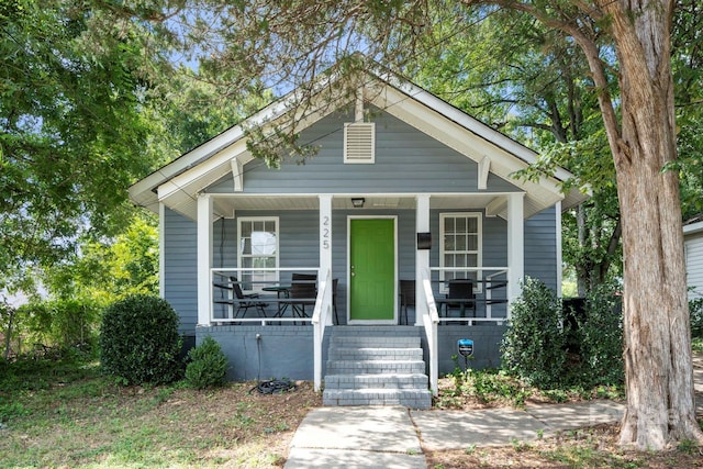 bungalow with covered porch