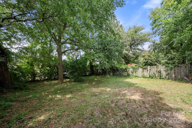 225 Flint St, Charlotte, NC 28216 - view of yard featuring fence