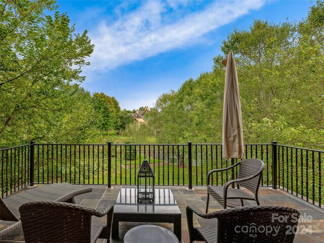 22 Foxbridge Way, Arden, NC 28704 - view of deck