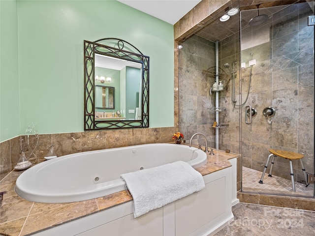22 Foxbridge Way, Arden, NC 28704 - bathroom with a stall shower and a whirlpool tub