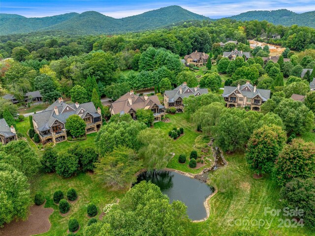 22 Foxbridge Way, Arden, NC 28704 - aerial view of residential area with a water and mountain view