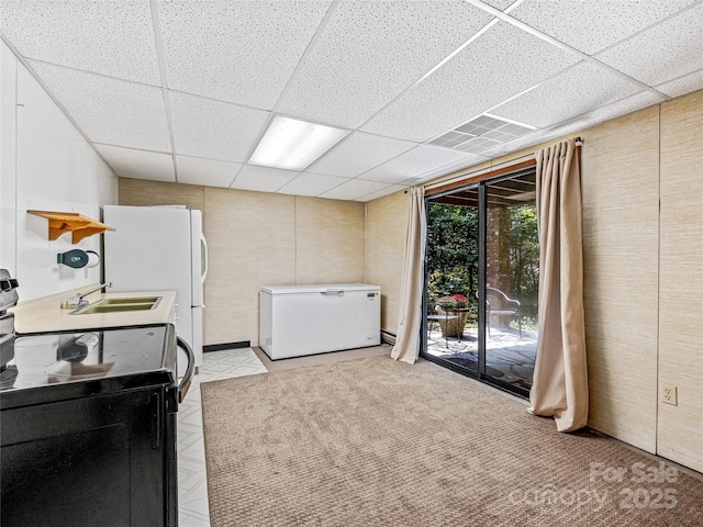 laundry area featuring sink