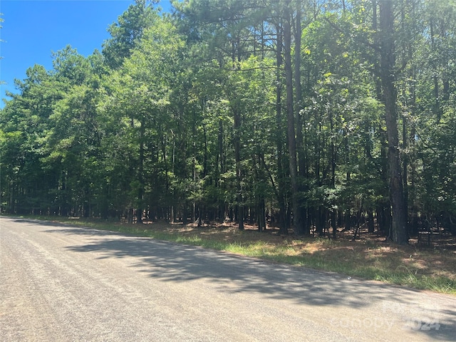 view of road