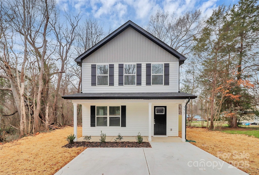 front of property with covered porch