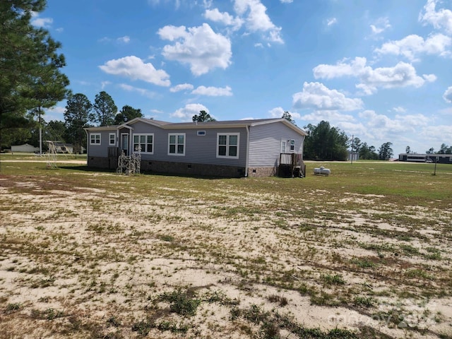 view of back of property