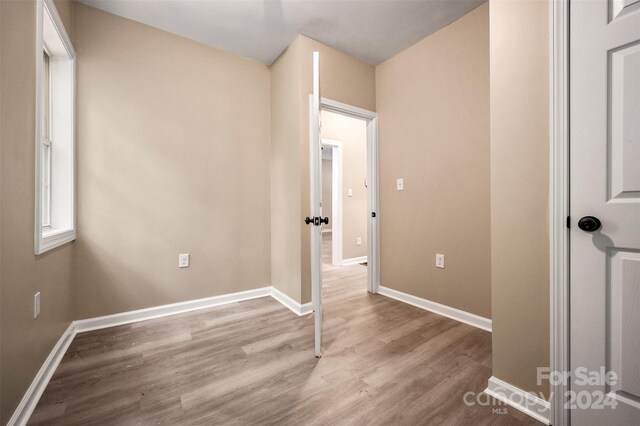 interior space featuring light hardwood / wood-style flooring