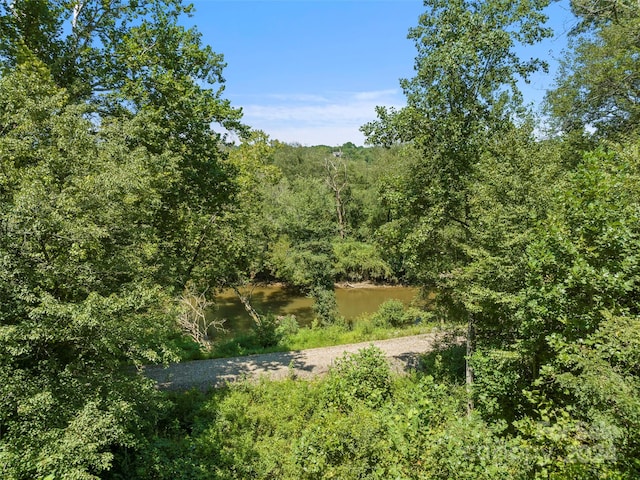 view of property's community with a water view