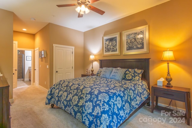 150-2 Saddle Notch Ln, Tuckasegee, NC 28783 - carpeted bedroom with baseboards and a ceiling fan