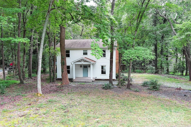 view of front of home