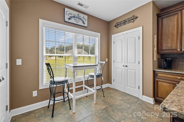 view of dining area