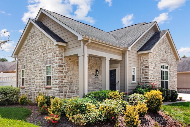 view of front of property