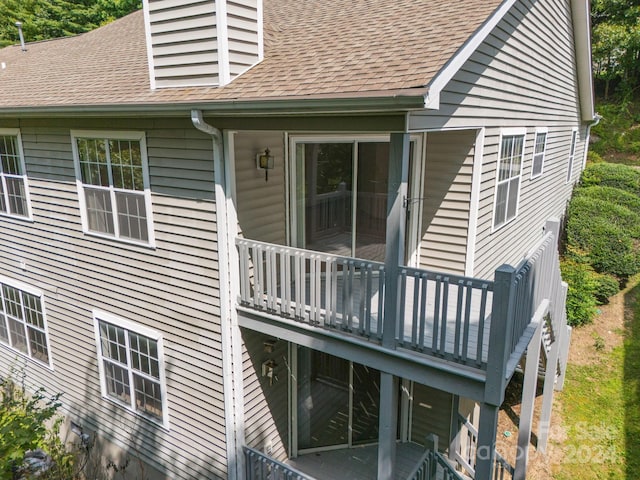 view of rear view of house