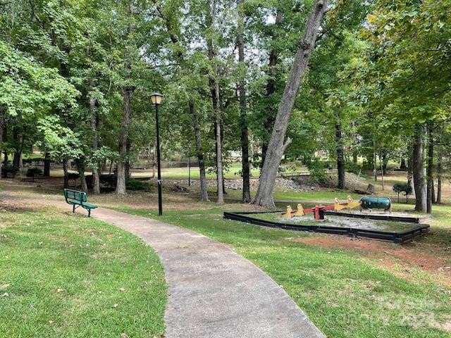 surrounding community featuring a yard