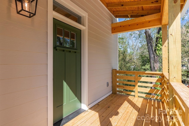 view of property entrance