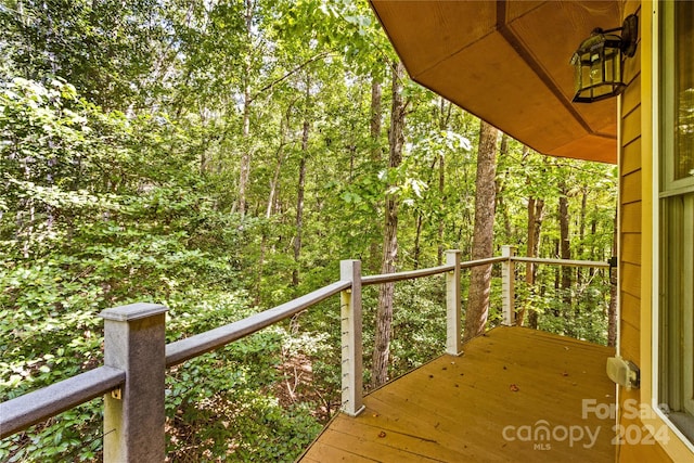 view of deck