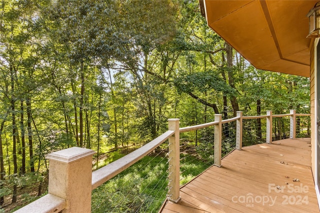 view of deck