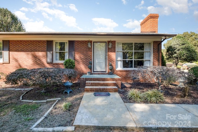 view of front of home