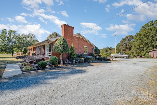 view of side of home